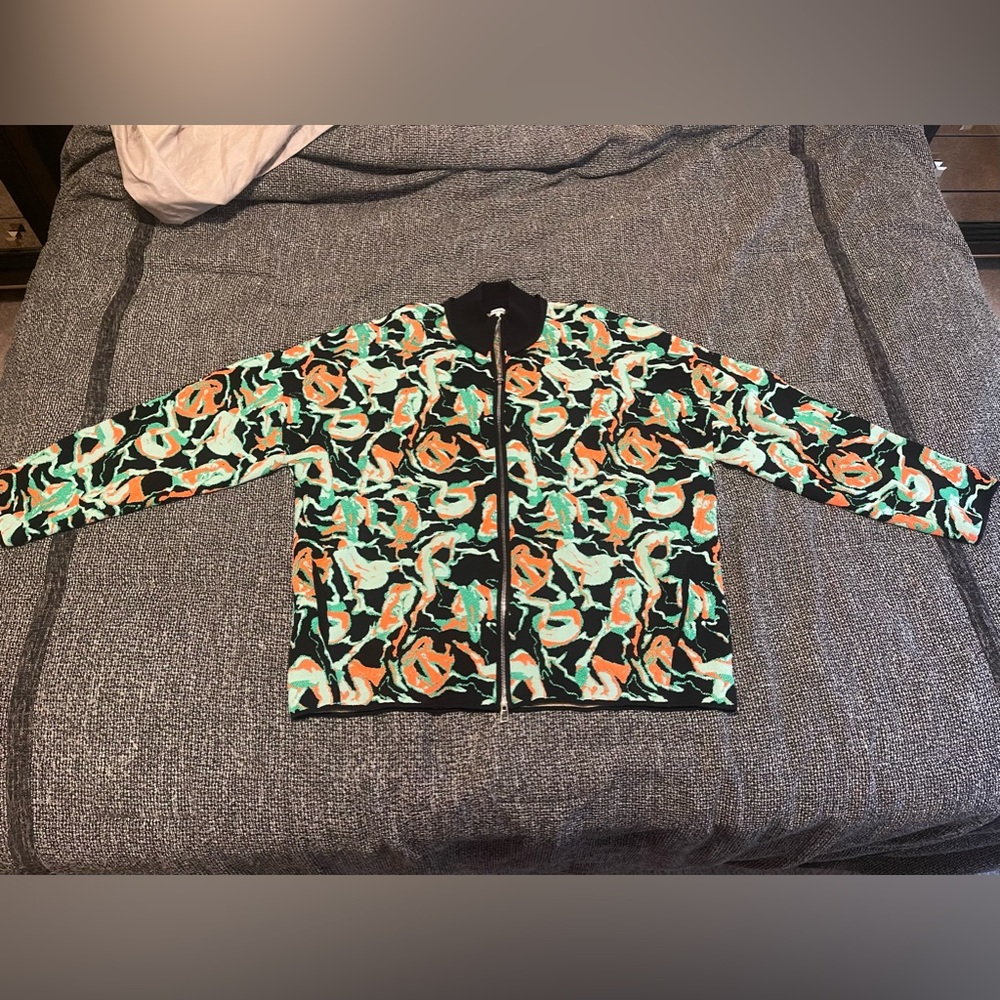 Brand New Loewe Zippered Pattern Jacket